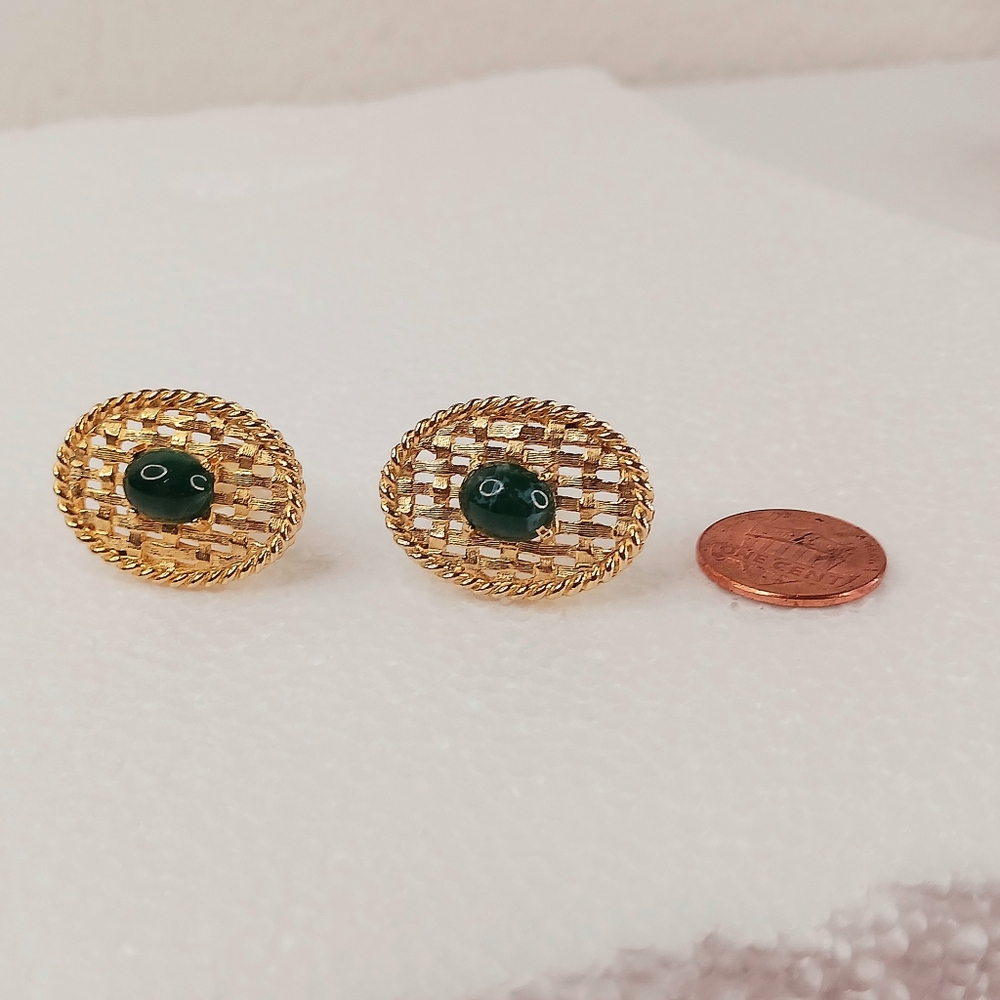 Men's Cufflinks, Jadeite-Omphacite